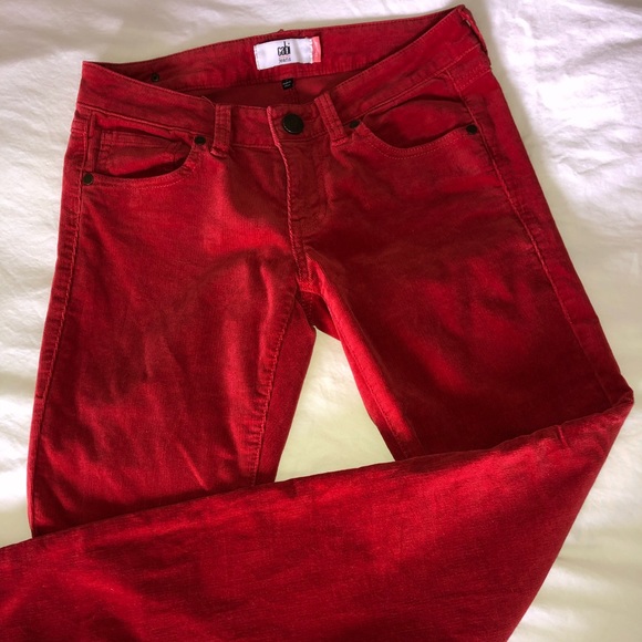 CAbi Pants - Cabi jeans red corduroy